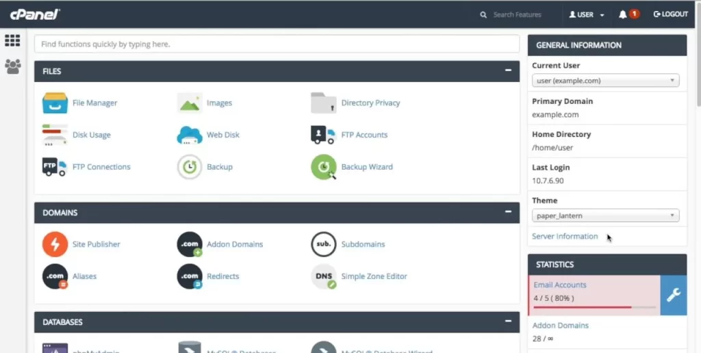 website Backup through cPanel